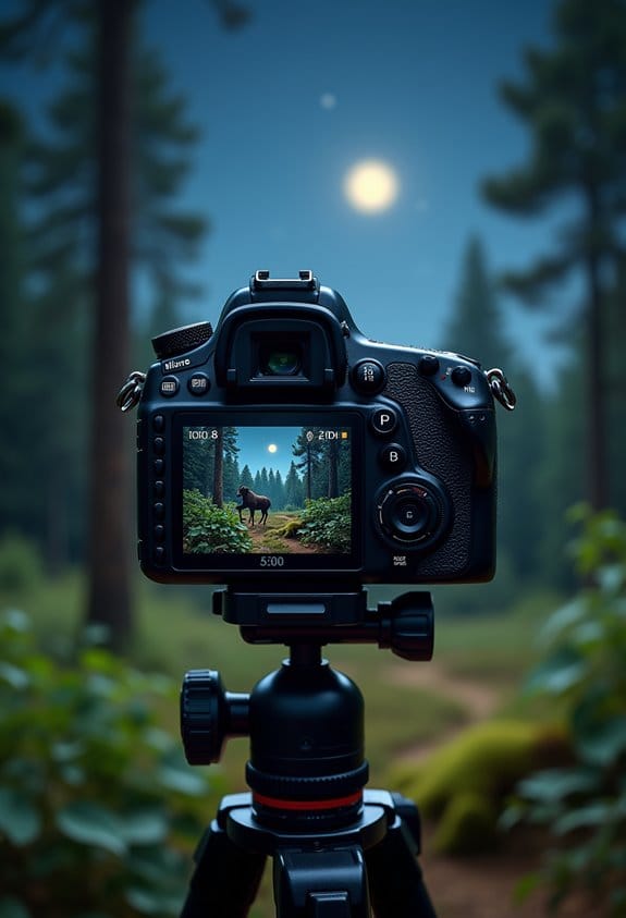 optimize nighttime photography settings