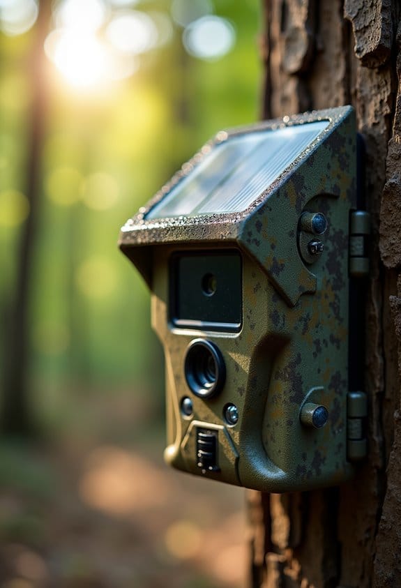 solar panels improve trail cameras