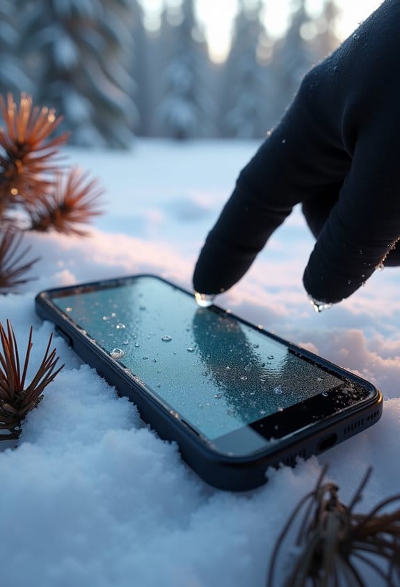 touchscreen issues in cold